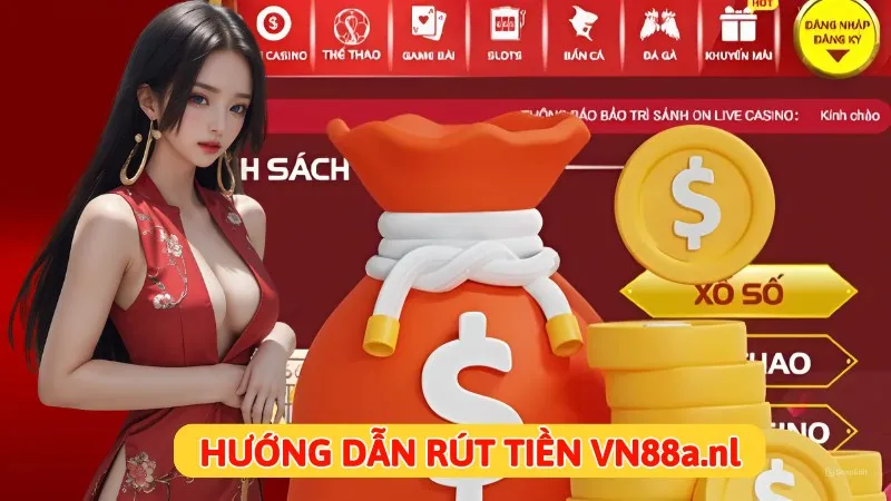 Hướng dẫn tân thủ rút tiền từ Vn88